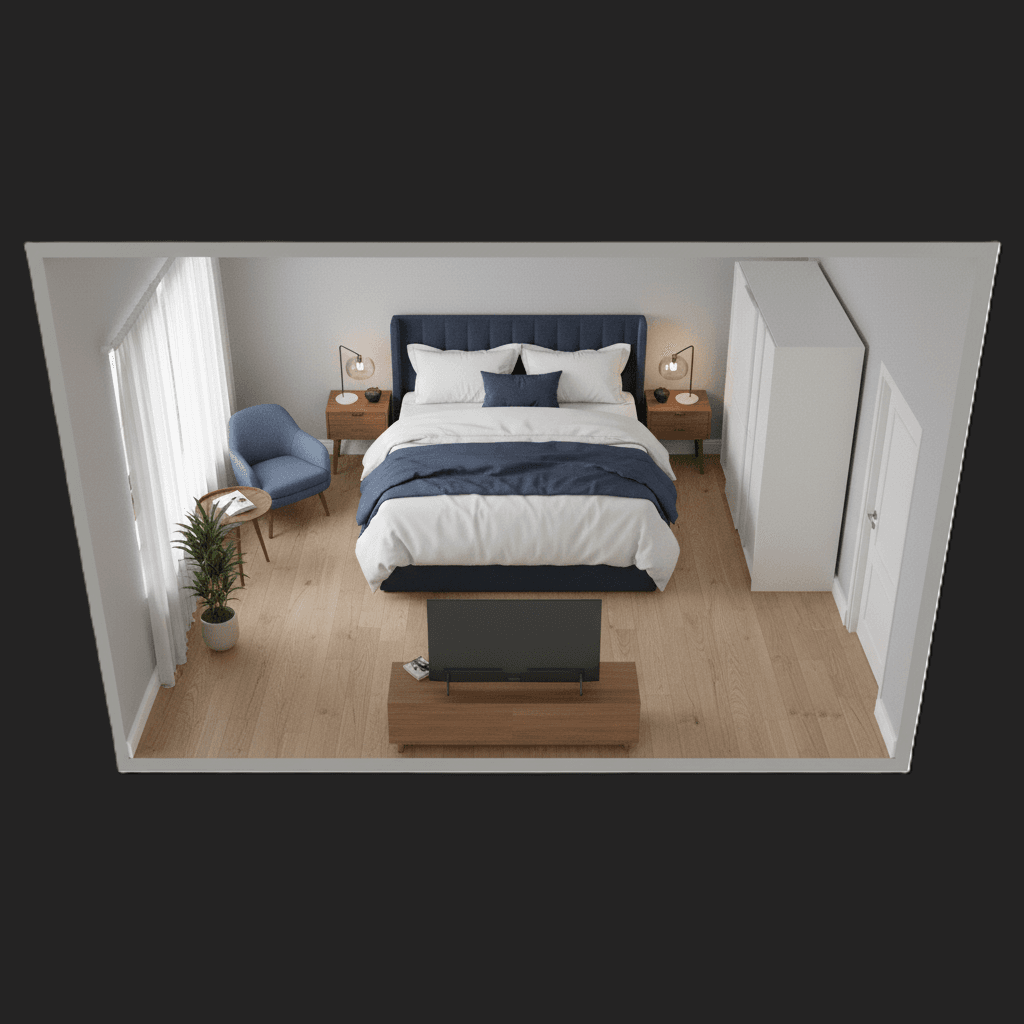 Floorplan to 3D output