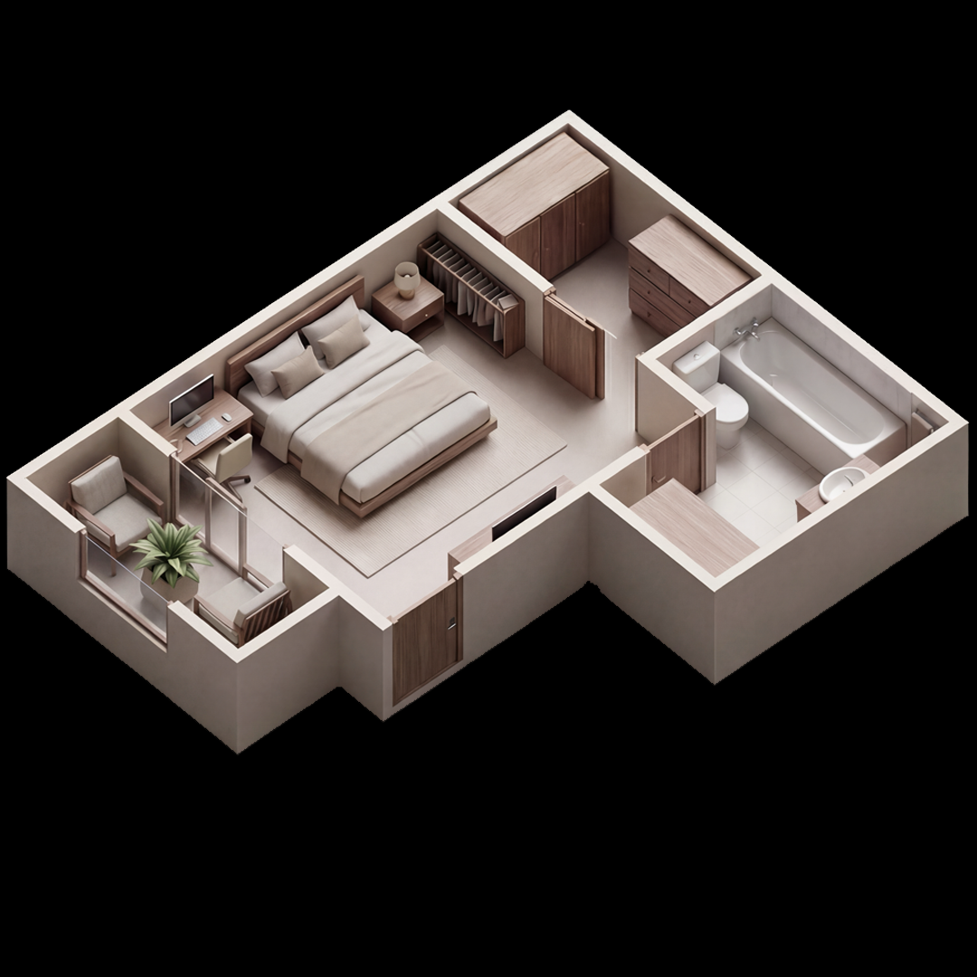 Floorplan to Axonometric output